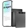 Mobvoi TicNote Registratori vocali digitali AI con Memoria da 64 GB, con Custodia, Controllo App, Oltre 120 Lingue, Trascrizione e Riepilogo con AI Shadow, Registratore Audio Digitale per Telefonate