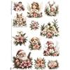 Carta di riso Elegante Natale
