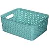Whitmor 6597 - 5656 Resina Forma Tote, Small, Turquoise, Small