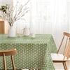Martina Home Tovaglia resinata Cervia, 100 x 140 cm, colore: verde
