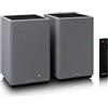 Lenco Coppia casse attive Grey e Black 40W SPB 240BKGY