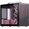 Jonsplus Case Jonsplus Z20 Mini-Tower Micro-ATX Nero/Rosa [Z20 Black-Pink]