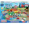 VTech Vroom Go Avventure in Treno Pista Trenino Elettrico con Ostacoli Inclusa Locomotiva Motorizzat