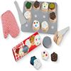 SPIN MASTER Melissa & Doug Set Biscotti in Legno Taglia e Inforna 3+ Anni 30 Pezzi Inclusi