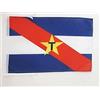 AZ FLAG Bandiera Movimento Di Liberazione Nazionale Tupamaros Dell'Uruguay 45x30 cm - Bandierina Mln 30x45 cm Cordicelle