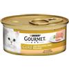 Gourmet Gold Mousse con tacchino per gatto 1 confezione (24 x 85 g)