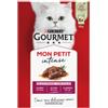 Gourmet Mon Petit Intense con manzo, vitello e agnello cibo umido per gatti (50 g) 8 x (6 x 50 g)