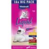 Vitakraft Liquid Snack con pollo e manzo per gatto multipack (16 x 15 g) 1 confezione