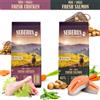 Seberus Mini Confeizioni Prova cibo per cane 3 kg Mini/Small Fresh Salmon + 3 kg Mini/Small Fresh Chicken