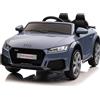 Auto Macchina Elettrica per Bambini 12V Audi TT RS Sedile Pelle con Telecomando
