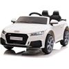 Auto Macchina Elettrica per Bambini 12V Audi TT RS Sedile Pelle con Telecomando