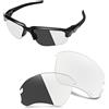 AOZAN Lenti di ricambio ANSI Z87.1 compatibili con gli occhiali da sole Oakley Flak Draft OO9364, Fotocromatica ad alta definizione, Taglia unica
