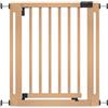 Safetots Cancelletto Elegance in Legno, Naturale, 71cm - 79cm, Cancelletto di Sicurezza a Pressione, Extra Largo in un Pezzo Unico, Barriera di Sicurezza, Installazione Facile