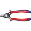 KNIPEX Pinza spelacavi per cavi a fibre ottiche in confezione Self-service rivestiti in resina sintetica 130 mm, 12 82 130 SB