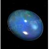 1.45 CT Naturale Etiope Opale di Fuoco Color Latte Bianco Gioco Cabo Certificato