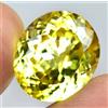 Naturale Giallo Zaffiro 20.50 KT Certificato Ovale Perfetto Raro Loose Gemma