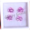 4 Pezzi Naturale Mogok Rosa Rubino Cuore 8.00 MM Certificato Perfetto Loose
