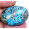 Turchese Naturale 40.80 KT Cabochon Agrati Certificato Non Scaldato Raro Loose