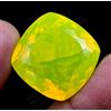 Naturale Neon Giallo Opale 60.60Ct Cuscino Certificato Non Trattato Raro Loose