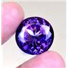 Naturale Viola-Blu Montana Zaffiro 20.20 KT Rotondo Certificato Loose Gemma