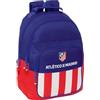 safta ATLETICO de MADRID - Zaino scuola per bambini, ideale per bambini di diverse età, comodo e versatile, qualità e resistenza, 32 x 15 x 42 cm, rosso/blu/bianco, M, Casual