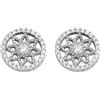 AMEN Orecchini in argento 925 con zirconi