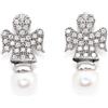 AMEN Orecchini in argento 925 con zirconi