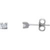 ALFIERI & ST. JOHN Mono orecchino mirror punto luce con diamante ct. 0,03
