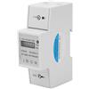 KUIDAMOS Contatore elettrico su guida DIN - 220V 20 (80) A contascatti per energia elettrica Contatore elettrico digitale monofase a 2 fili 2P Contatore elettrico su Monitores de alimentación eléctrica