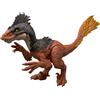 Jurassic World Mattel jurassic world la rinascita - achillobator attacco fatale, dinoasuro snodato con azione a colpo singolo inclusa, design ispirato al film