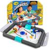Crayola - colourwhirls, la trottola dei colori, set valigetta arena con 4 trottole