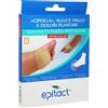 Qualifarma Epitact cuscinetti doppia protezione per cipolla alluce valgo e dolori plantari taglia L (2 pz)
