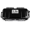 PELI 1030 Micro Valigia a Tenuta Stagna per Piccoli Oggetti Personali, IP67 Impermeabile all'acqua e alla Polvere, Capacità di 0,6L, Prodotto in USA, Colore Nero/Nero