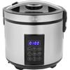 Tristar Cuociriso E Vaporiera XL (2,2 L), Mantenimento In Caldo 24 H, 7 Programmi, Pannello Digitale, Timer, Per 8-10 Persone, BPA Free, Incl. Accessori, Argento, RK-6138