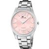 LOTUS Orologio Donna Analogico Acciaio Inossidabile 316L Argento - Movimento al quarzo - Vetro minerale alta resistenza - Impermeabile 5 ATM 18898/C - Trendy
