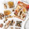 Ta Merry 20 Fogli Scrapbooking Adesivi Scrapbooking Accessori Bullet Journal Sticker Aesthetic Sticker per Journaling,Album Fai Da Te(Travel Series1)