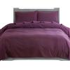 Elegant Comfort Set di lenzuola in 100% flanella di cotone turco, morbide, 4 pezzi, lenzuolo con angoli profondi, ultra morbide, calde e anti-pelucchi, di alta qualità, colore: viola