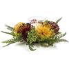 EUROCINSA Ref.12485C43 Portacandele Protea e Berrys, Confezione da 1PZ, Arancio, 35 cm