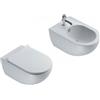 Catalano Sanitari Sospesi Catalano Sfera 55 Bianco Satinato vaso Silentech, bidet e coprivaso rallentato