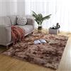 VanderHOME Morbido Tappeto a Pelo Lungo Antiscivolo Shaggy Rettangolare Tappeto Salotto Pelo Lungo Soggiorno per camera da Letto Soggiorno Decorazione colore caffè-120 * 160cm