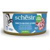 SCHESIR GATTO COMPLETO TONNO E PESCE AZZURRO IN GELATINA DA 140 GR 140G