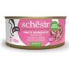 SCHESIR GATTO COMPLETO TONNO E PROSCIUTTO IN GELATINA DA 140 GR 140G