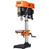 VEVOR Trapano a Colonna da Banco 750 W Velocità Variabile 340-2200 giri / min con Piano di Lavoro Inclinabile da 0 a 45°, Posizionamento a Raggi X, Trapano da Tavolo per Legno e Metallo