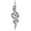 THOMAS SABO PE945-643-11 - Collana da uomo in argento sterling 925 annerito, dimensioni: 56 x 15 mm, H: ca. 56mm / B: ca. 15mm, Argento sterling, Zirconia cubica