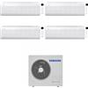 Samsung CONDIZIONATORE SAMSUNG QUADRI SPLIT WINDFREE AVANT S2 9000+12000+12000+12000 BTU WIFI INVERTER AJ100TXJ5KG/EU A++