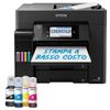 Epson STAMPANTE MULTIFUNZIONE EPSON ECOTANK ET5855 C11CJ29406 Fax Fronte-retro WiFi 25 ppm