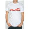 T-shirt Yamaha logo cross enduro bike garage tt xt yz Maglia Cotone 100% BIANCO