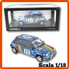 NOREV Modellino auto statico modellini scala 1/18 RENAULT 5 GT TURBO RALLY 1990 Norev