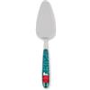 Excelsa Peanuts Shiny & Bright Paletta per Dolci, Acciaio Inox con Manico Decorato, Verde e Rosso, 25x5 cm, Lavabile in Lavastoviglie, Prodotto in Italia