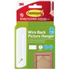 Command Gruccia posteriore in filo metallico 17041-1-UKN, 1 gancio + 2 strisce per confezione
